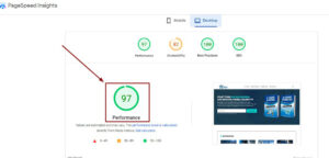 Website page speed optimization