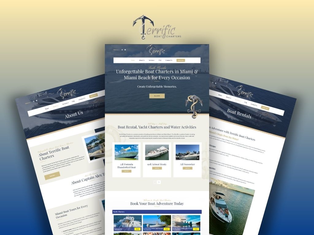 Boat Rental WEbsite