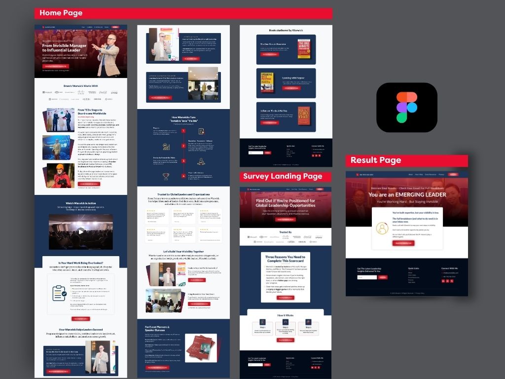 Warwick Website Figma UI Design